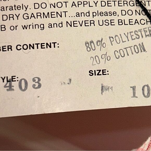 New, Vintage Elaine Benedict Plaid Print Searsucker Pants - Picture 7 of 7